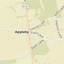 Appleby Street Map