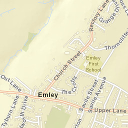 Emley Street Map