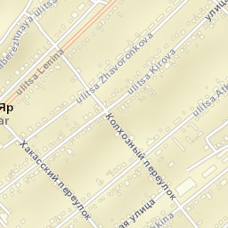 Belyy Yar Street Map