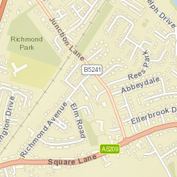 Burscough Street Map