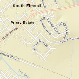 South Elmsall Street Map