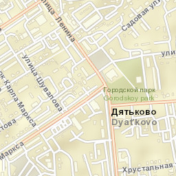 Dyat’kovo Street Map