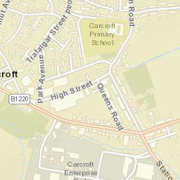 Carcroft Street Map