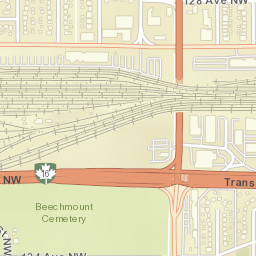 9528-9560 127 Avenue Northwest, Edmonton Street Map