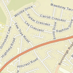 33 Hillcrest Road, Ormskirk, Lancashire L39 Street Map