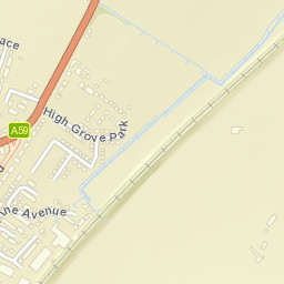 High Lane, Ormskirk, Lancashire L39, UK Street Map