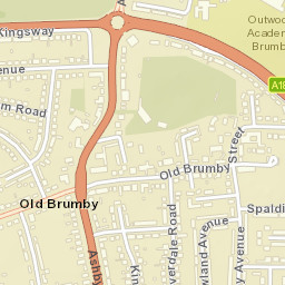 Scunthorpe Street Map
