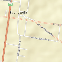 Suchowola Street Map