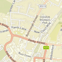 Ormskirk Street Map
