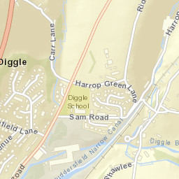 Diggle Street Map