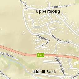 160 Greenfield Road, Holmfirth, West Yorkshire Street Map