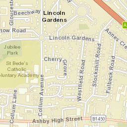 21 Beechway, Scunthorpe, North Lincolnshire Street Map