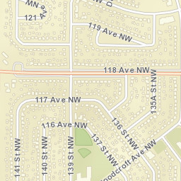 13519-13527 118 Avenue Northwest, Edmonton Street Map