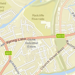 Radcliffe Street Map