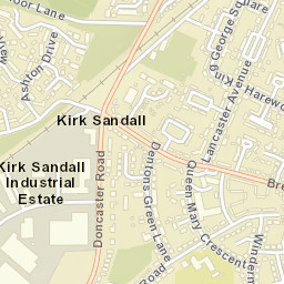 Kirk Sandall Street Map