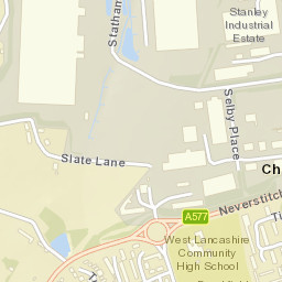 82 Turnberry, Ormskirk, Lancashire County WN8, UK Street Map