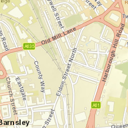 27 Church Street, Barnsley, South Yorkshire Street Map
