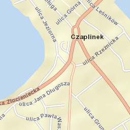 Czaplinek Street Map
