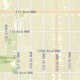 12405 111 Avenue Northwest, Edmonton Street Map