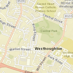 Westhoughton Street Map
