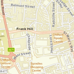 Oldham Street Map