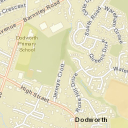 70 High Street, Dodworth, Barnsley, South Yorkshire Street Map