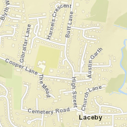 Laceby Street Map