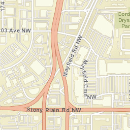 170 Street Northwest, Edmonton, AB T5S Street Map