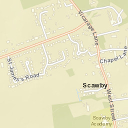Scawby Street Map