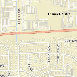 18121-18359 100 Avenue Northwest Street Map