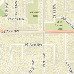 7603-7823 98 Avenue Northwest, Edmonton Street Map