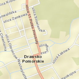 Drawsko Pomorskie Street Map