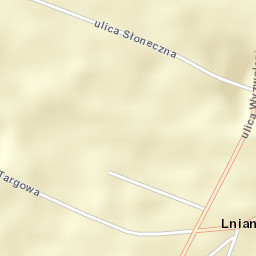 Lniano Street Map