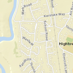 Hightown Street Map
