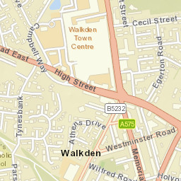 Walkden, UK Street Map