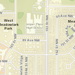 9103-9207 165 Street Northwest, Edmonton Street Map