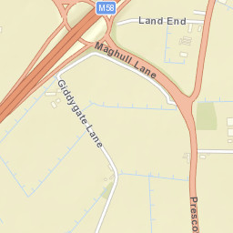 Maghull Lane, Liverpool, Merseyside L31, UK Street Map