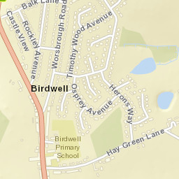 Birdwell Street Map