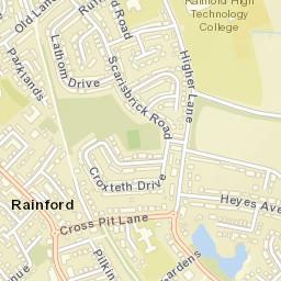 Rainford Street Map