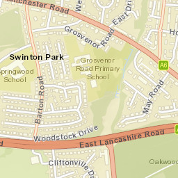 44 Hospital Road, Pendlebury, Manchester Street Map