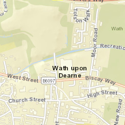 Wath upon Dearne Street Map