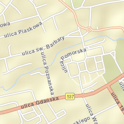 Lubawa Street Map