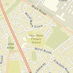 50-54 Whitledge Road, Ashton-in-Makerfield Street Map