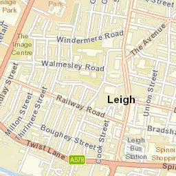 Leigh Street Map