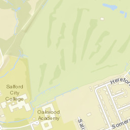 City and Borough of Salford Street Map