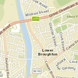 351 Lower Broughton Road, Salford M7 Street Map