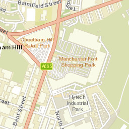Cheetham Hill Street Map