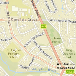 8-14 Low Bank Road, Ashton-in-Makerfield Street Map