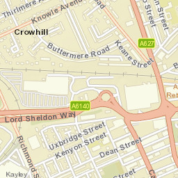 Ashton-under-Lyne Street Map