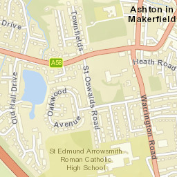 6 Liverpool Road, Ashton-in-Makerfield, Wigan, Greater Manche Street Map